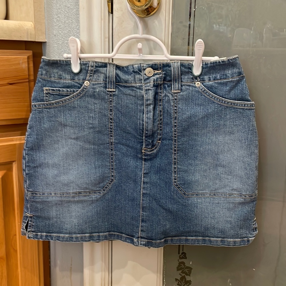 Denim Skort